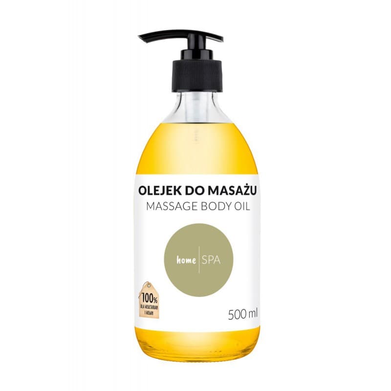 Olejek do masażu homespa, 500 ml - składniki naturalnego pochodzenia